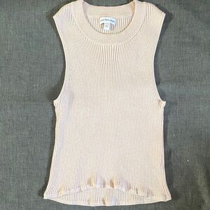 Calvin Klein Jeans ribbed top pale pink stretchy classic Valentines